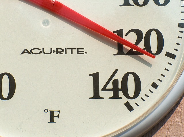 High Temperature Reading on Outdoor Thermometer